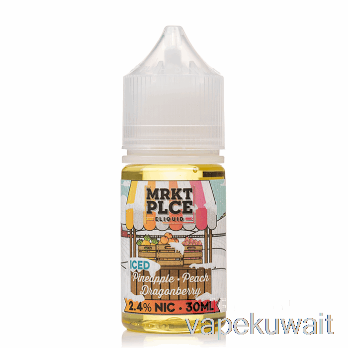 آيس كريم أناناس خوخ دراجون بيري - أملاح مركت - 30 مل 24 ملجم نظام جراب Vape